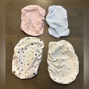 Kushies bottom bassinet mattress covers excellent condition